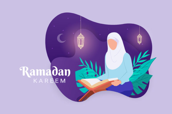 Download Moslem Female Reading the Koran - Female Collection